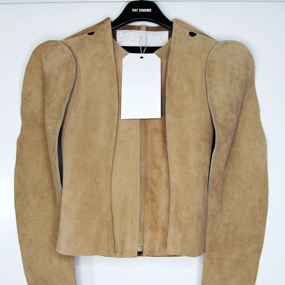 BNWT AW12 MAISON MARGIELA X H&M SUEDE LEATHER JACKET 4